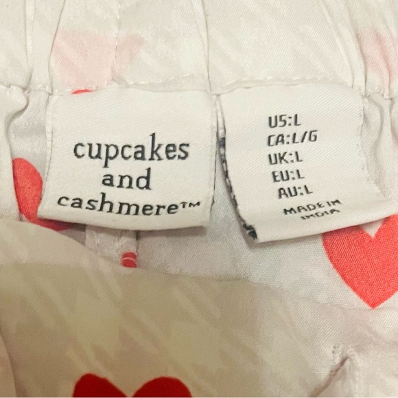 cupcakes & cashmere Red Heart Print Pajama Set - Picture 5 of 12